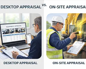 Desktop Equipment Appraisal VS On-Site Equipment Appraisal